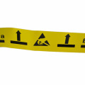 Industrial yellow warning tape ESD Protected Area mark warning tape PE warning tape